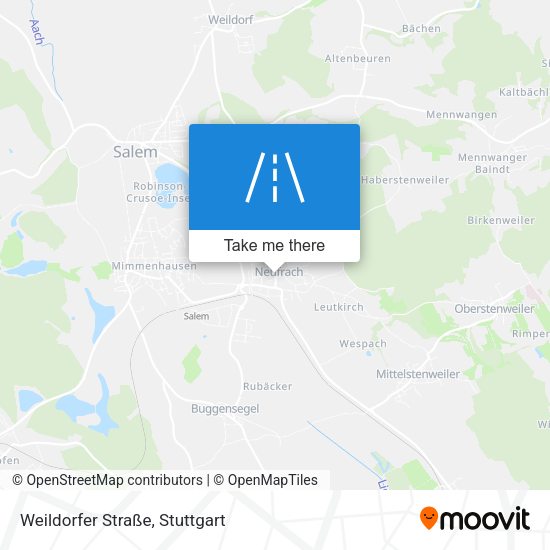 Weildorfer Straße map