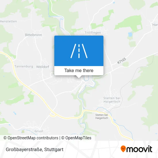 Карта Großbayerstraße
