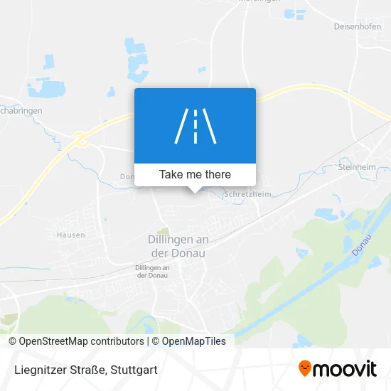 Карта Liegnitzer Straße