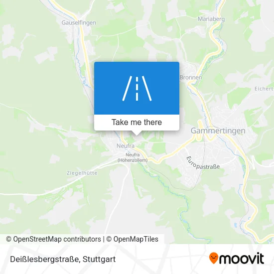 Карта Deißlesbergstraße