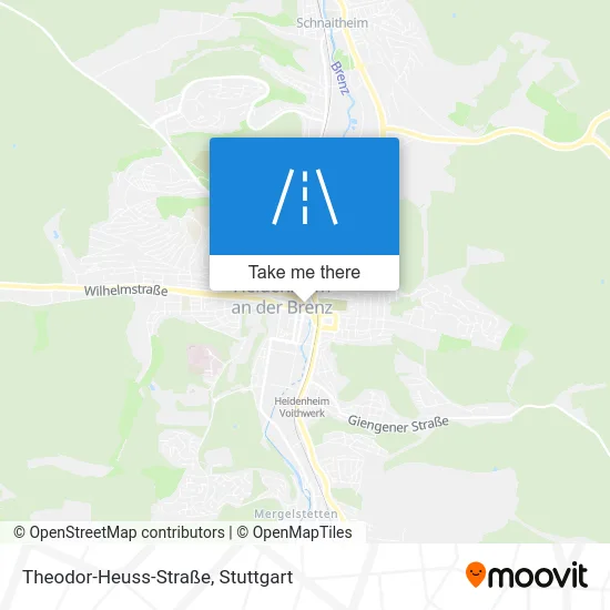 Карта Theodor-Heuss-Straße