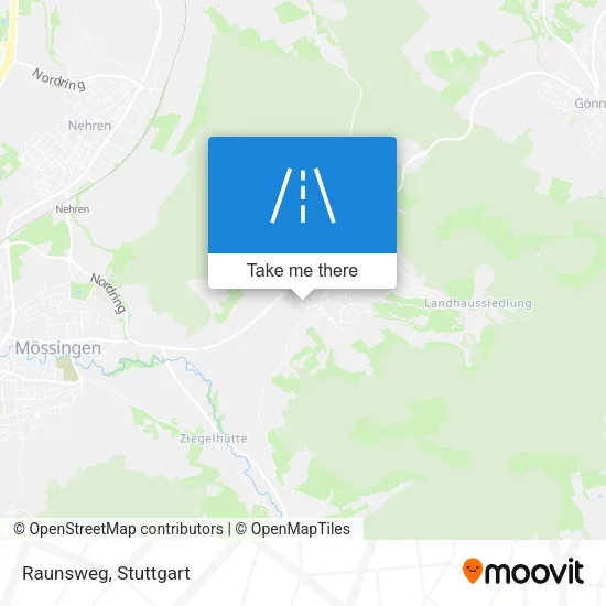 Карта Raunsweg