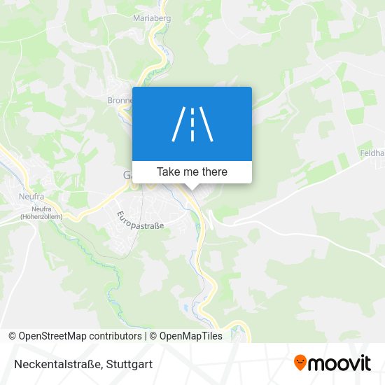 Neckentalstraße map