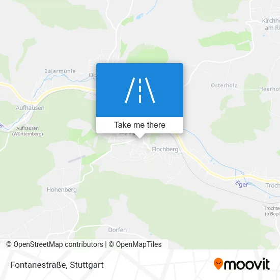 Карта Fontanestraße
