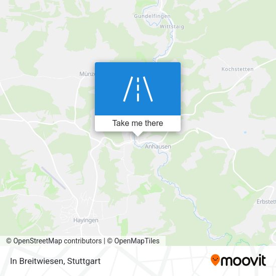 In Breitwiesen map