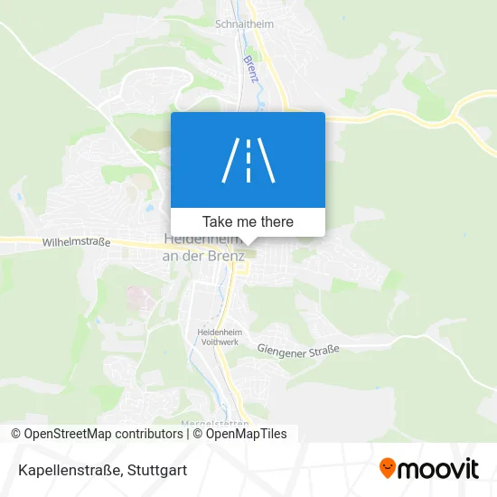 Карта Kapellenstraße