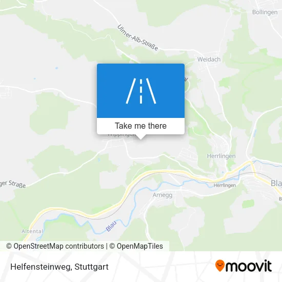 Карта Helfensteinweg
