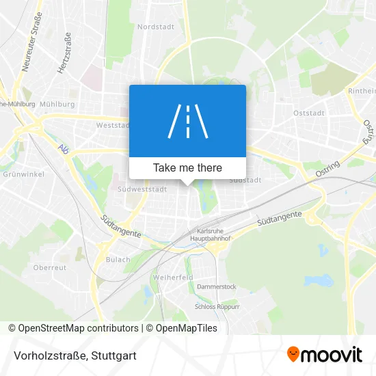 Карта Vorholzstraße