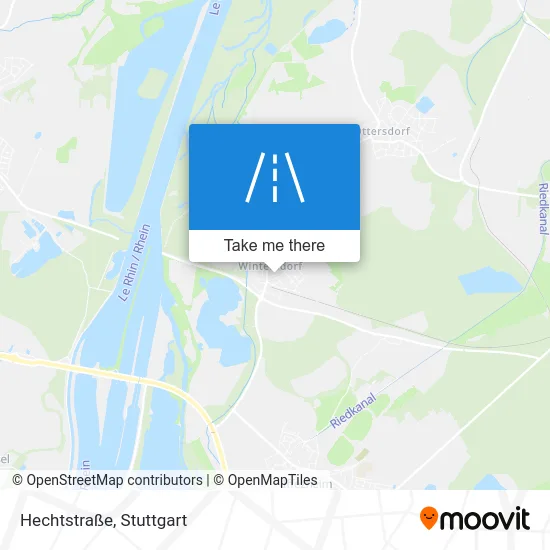 Карта Hechtstraße