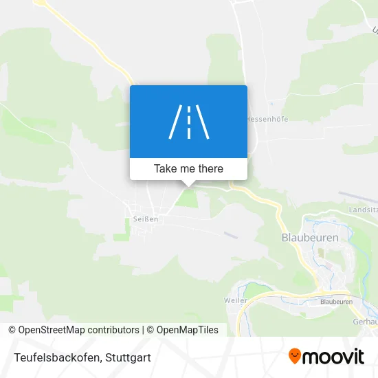Карта Teufelsbackofen