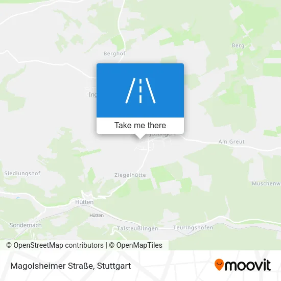 Карта Magolsheimer Straße