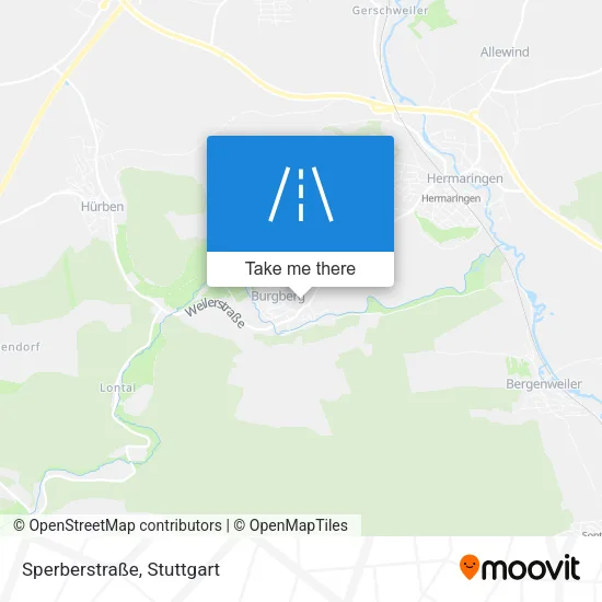 Карта Sperberstraße