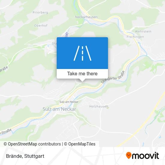 Карта Brände