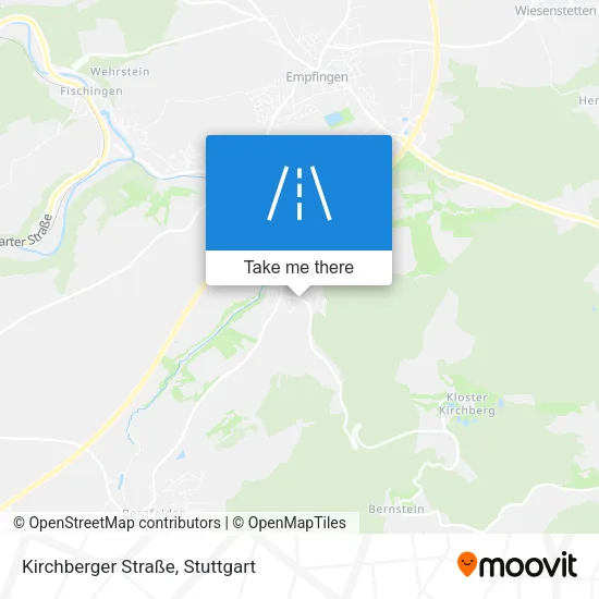 Карта Kirchberger Straße