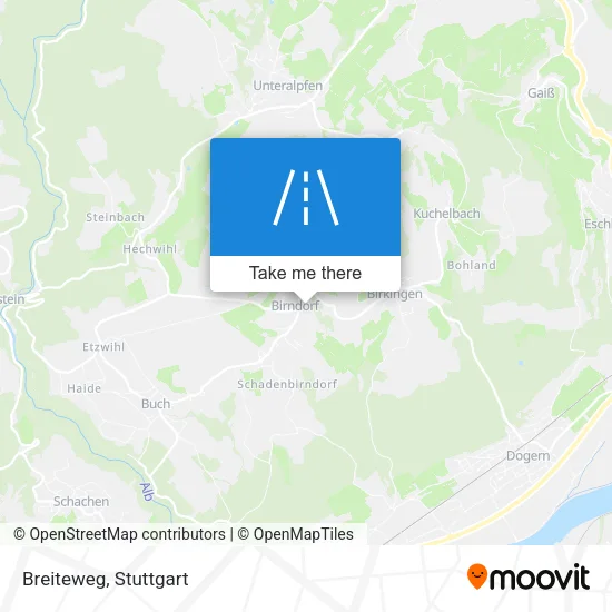 Карта Breiteweg
