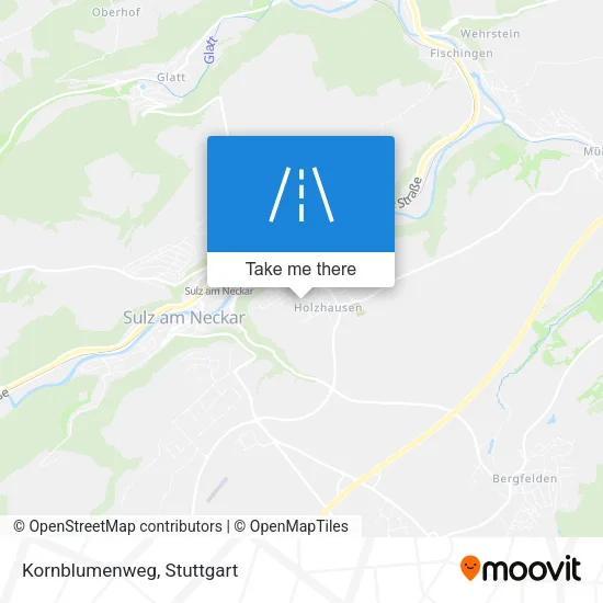 Карта Kornblumenweg