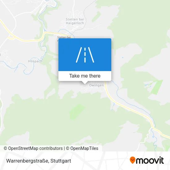 Карта Warrenbergstraße