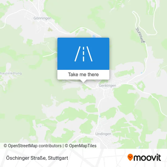 Карта Öschinger Straße