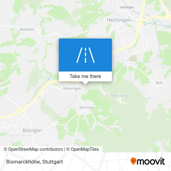 Карта Bismarckhöhe