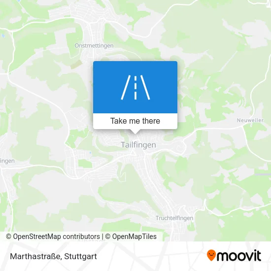 Карта Marthastraße