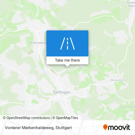 Карта Vorderer Markenhaldeweg