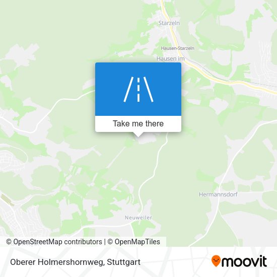 Oberer Holmershornweg map