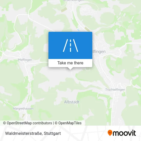 Карта Waldmeisterstraße