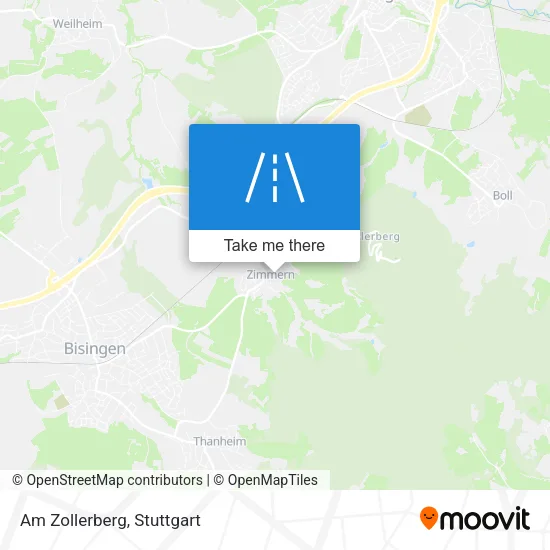 Карта Am Zollerberg