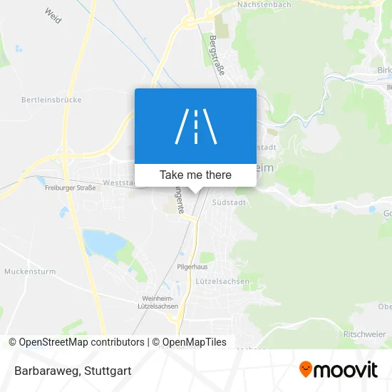 Карта Barbaraweg