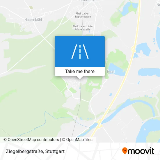 Карта Ziegelbergstraße