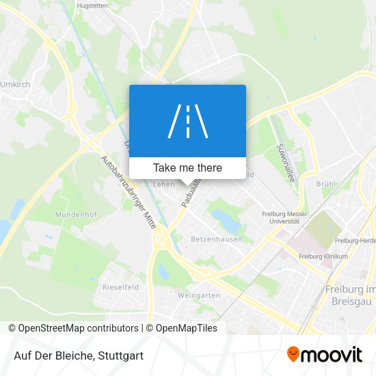 Карта Auf Der Bleiche