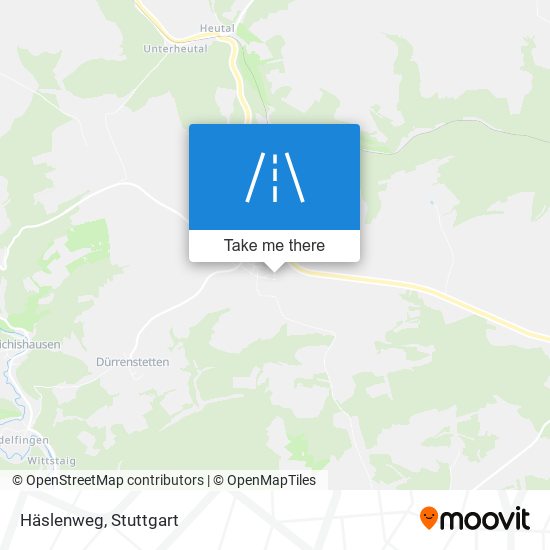 Häslenweg map