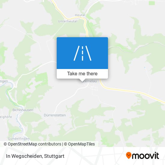 In Wegscheiden map