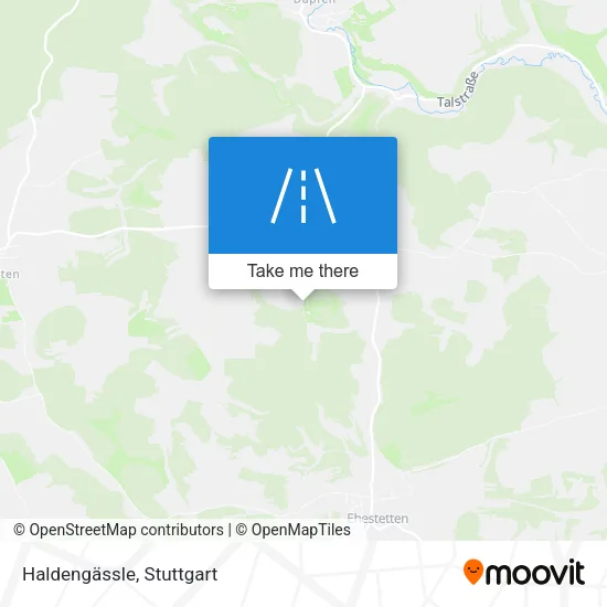 Haldengässle map