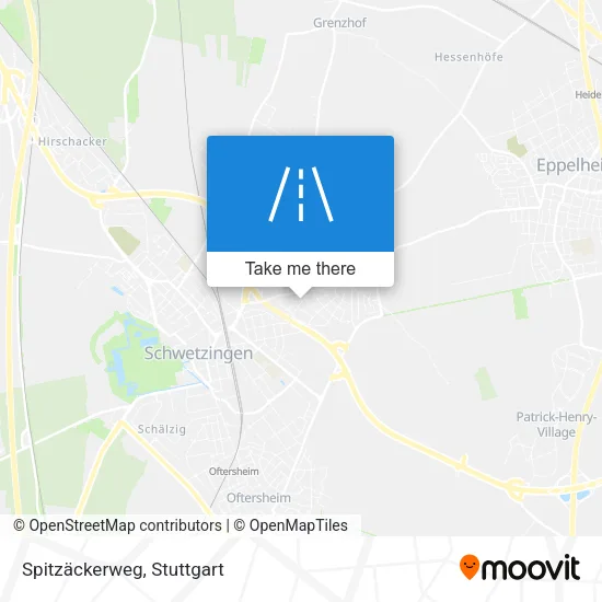 Карта Spitzäckerweg