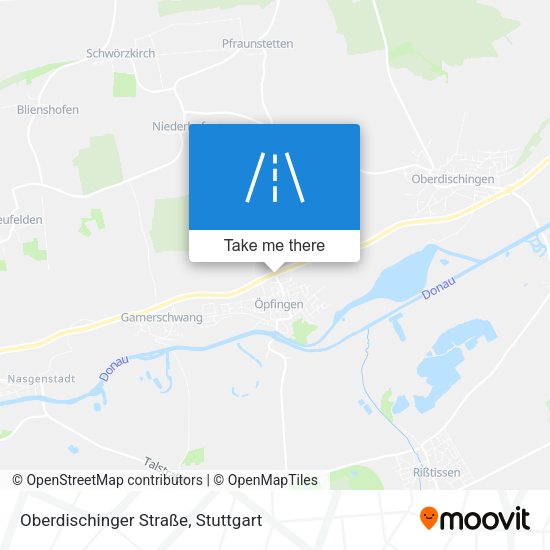 Oberdischinger Straße map