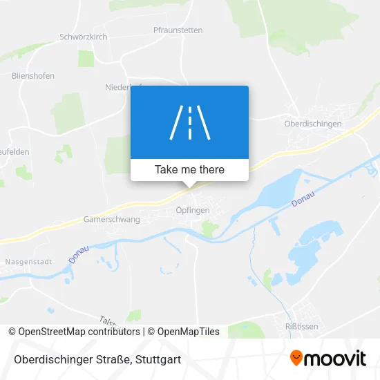 Карта Oberdischinger Straße