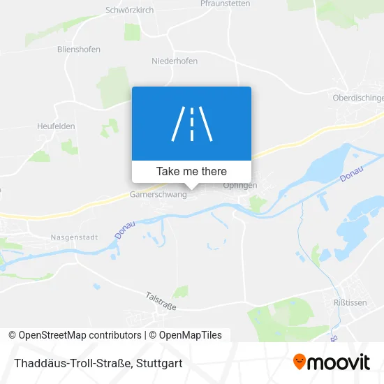 Карта Thaddäus-Troll-Straße