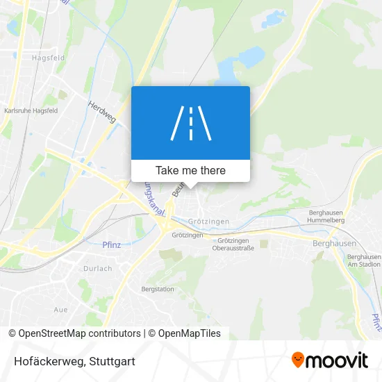Карта Hofäckerweg