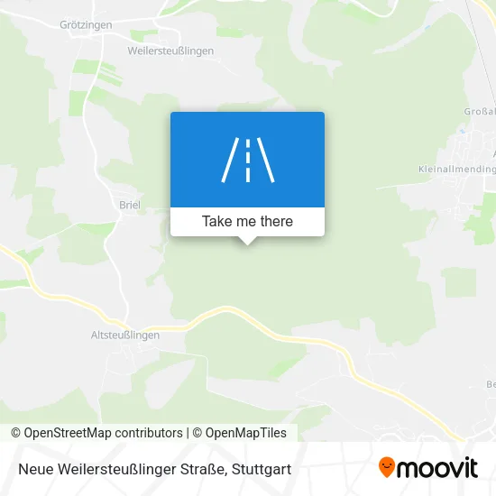 Карта Neue Weilersteußlinger Straße