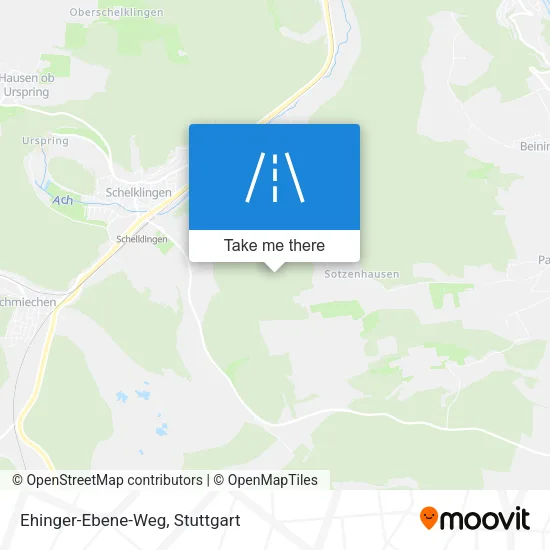 Карта Ehinger-Ebene-Weg