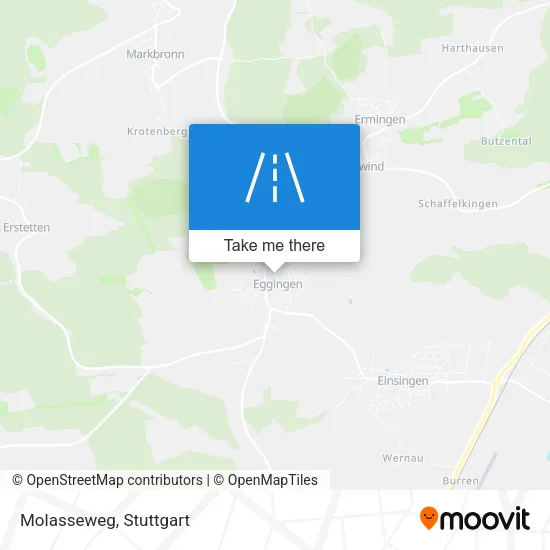 Карта Molasseweg