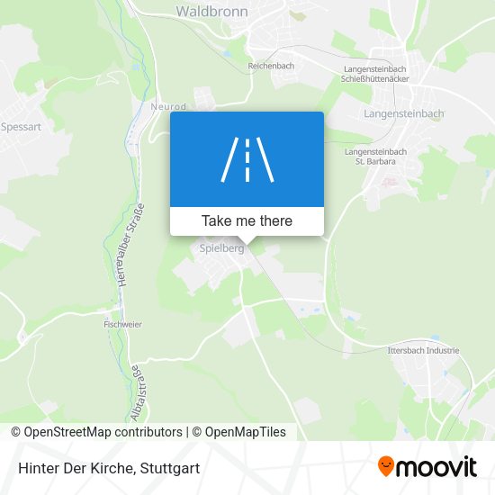 Карта Hinter Der Kirche