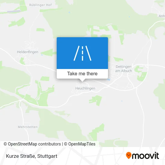 Карта Kurze Straße