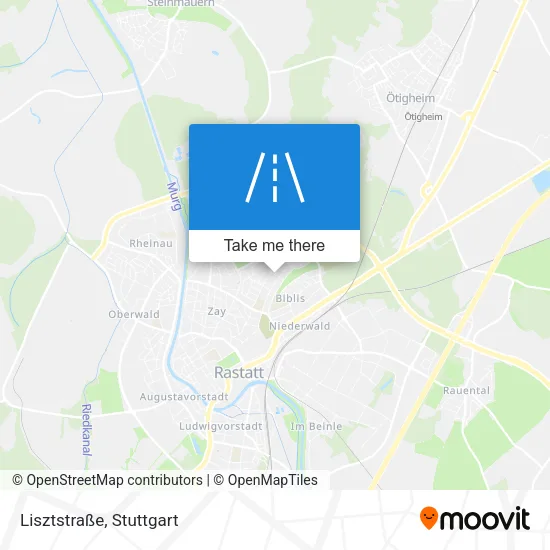Карта Lisztstraße
