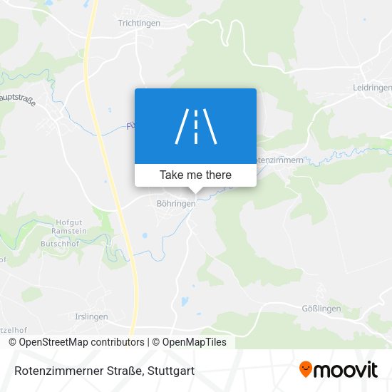Rotenzimmerner Straße map