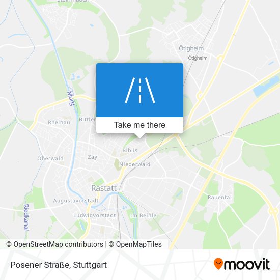 Posener Straße map