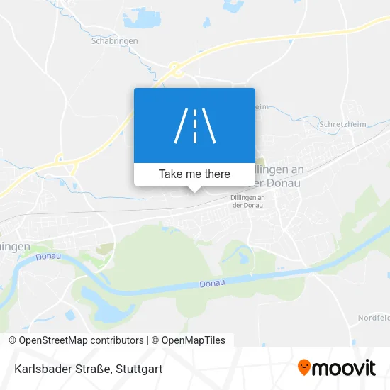 Карта Karlsbader Straße