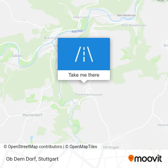 Карта Ob Dem Dorf