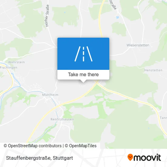 Карта Stauffenbergstraße